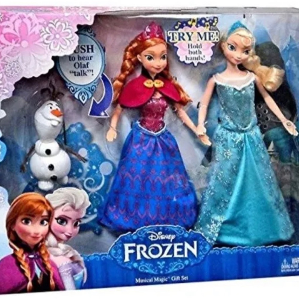 Disney Frozen Toys R Us Anna Elsa & Olaf Musical Magic Gift Set